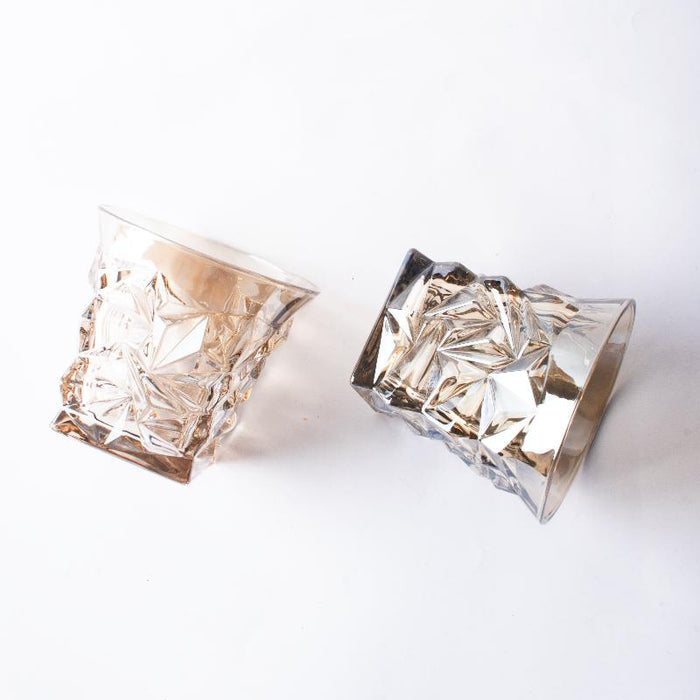 Luxe Diamond Cut Glass (Set of 2)