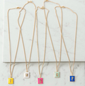 Luxe Vivey Initial Necklace - Pine & Moss