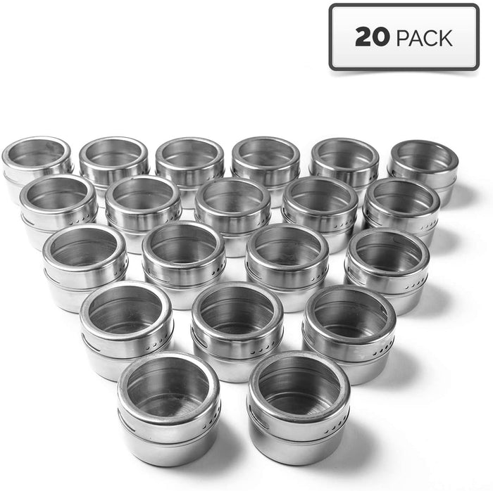 Magnetic Spice Tins (20-Piece Set)