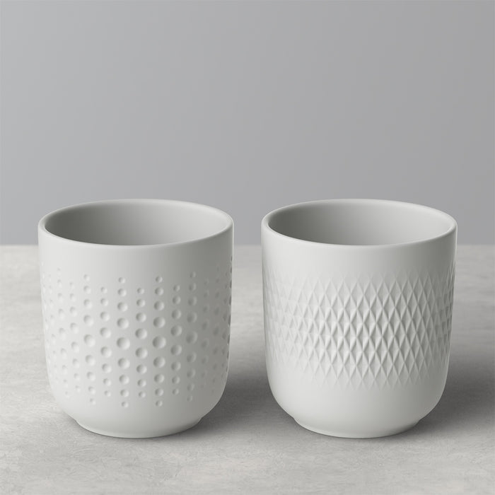Manufacture Collier Blanc Mug Set of 2 Pieces