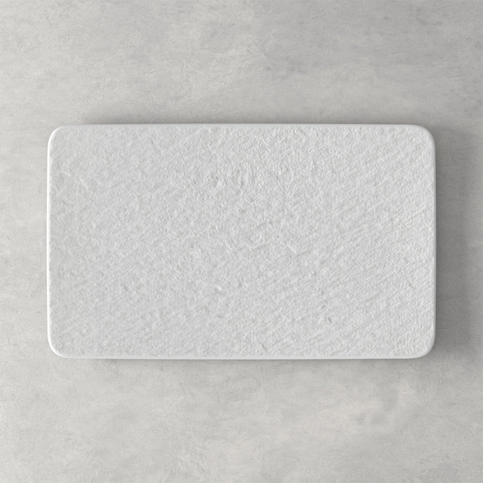 Manufacture Rock Blanc Rectangular Multifunctional Plate