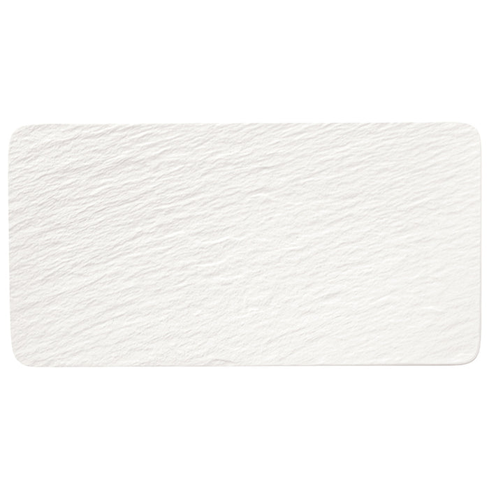 Manufacture Rock Blanc Rectangular Serving Plate 35 cm