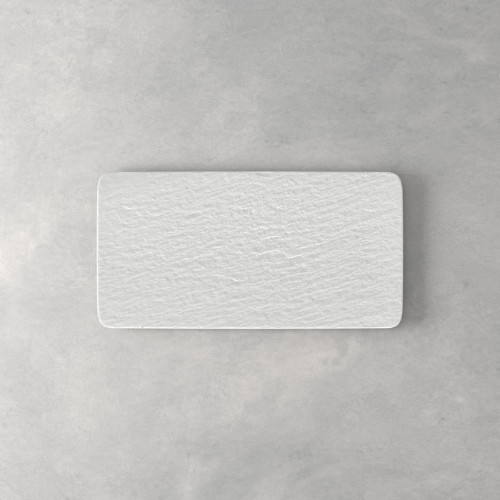 Manufacture Rock Blanc Rectangular Serving Plate 35 cm