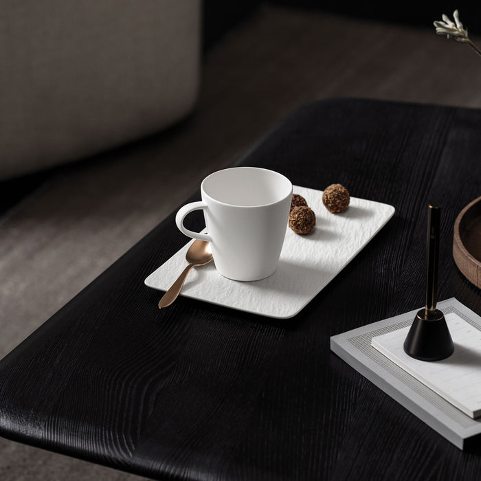 Manufacture Rock Blanc Rectangular Serving Plate 35 cm