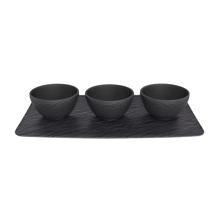 Manufacture Rock Dip Bowl Set Of 4 Pieces