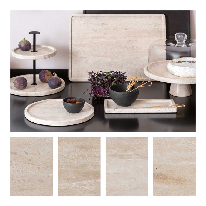 Manufacture Travertine Cake Stand