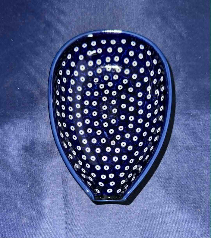 Manufaktura Blue Elegance Spoon Rest - Shape: P-093 - Pattern: Blue Elegance (70MI)
