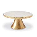 Marble Cake Serving Stand, Gold