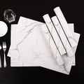 Marblestic Grey Tone Table Mats Set | 6 Pcs Tablemat The June Shop