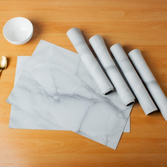 Marblestic Tone Table Mats Set | 6 Pcs Tablemat The June Shop