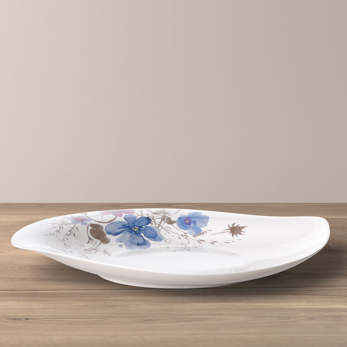 Mariefleur Gris Serve & Salad Bowl Flat 34 cm