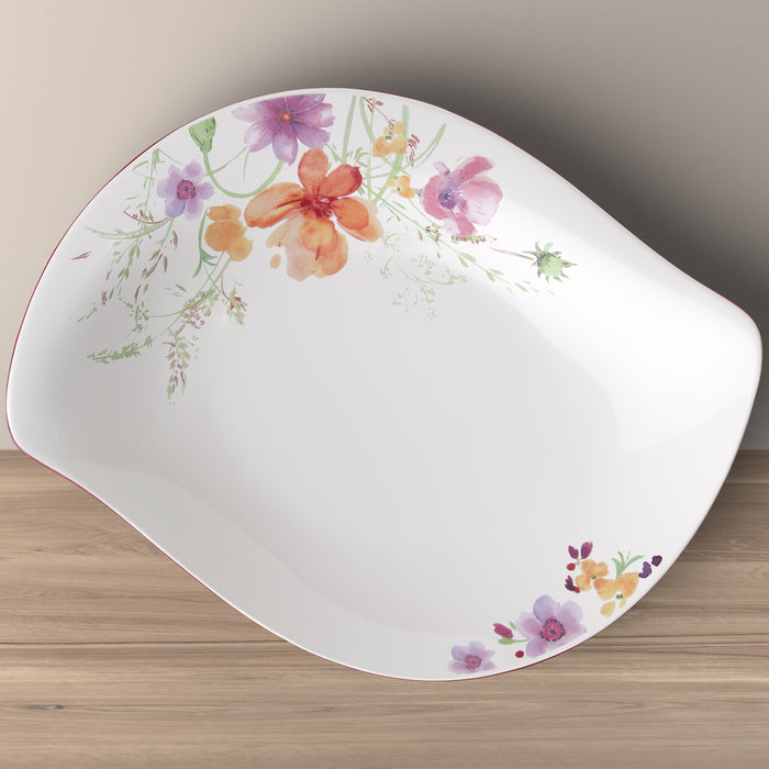 Mariefleur Serve & Salad Bowl Flat 34 cm