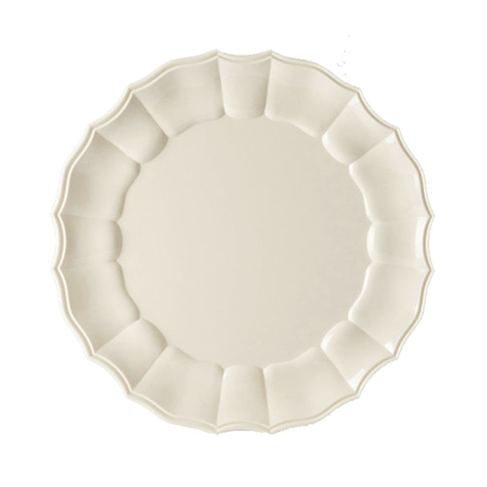 Marioluca Giusti Eva Luncheon Plate ~ Ivory | Melamine Dinnerware | New Zealand Shipping | Sabato Auckland
