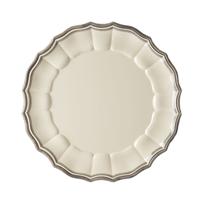 Marioluca Giusti Eva Luncheon Plate ~ Grey | Melamine Dinnerware | New Zealand Shipping | Sabato Auckland