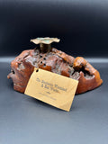 Mendocino Woodshed Candle Holder NWT