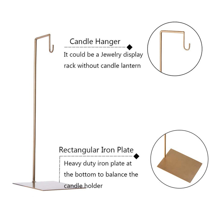 Metal Hanging Lantern Centerpiece