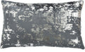 Metallic Throw Pillow, Midnight Blue/Silver