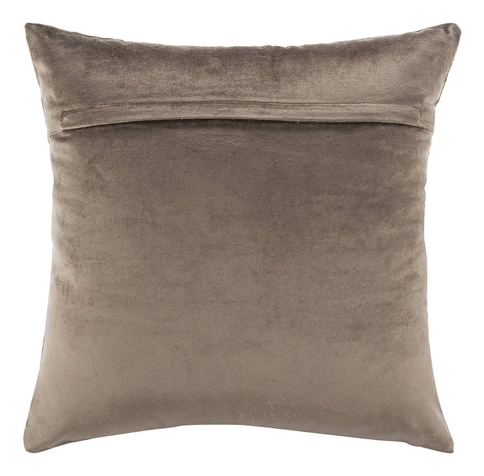 Metallic Throw Pillow, Potato Brown/Copper
