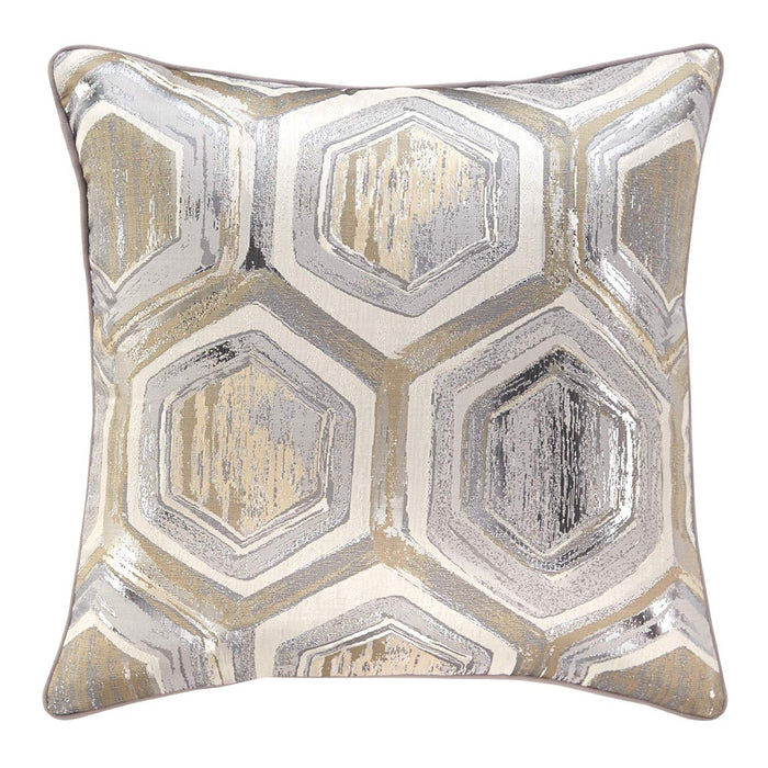 Metallic Throw Pillow