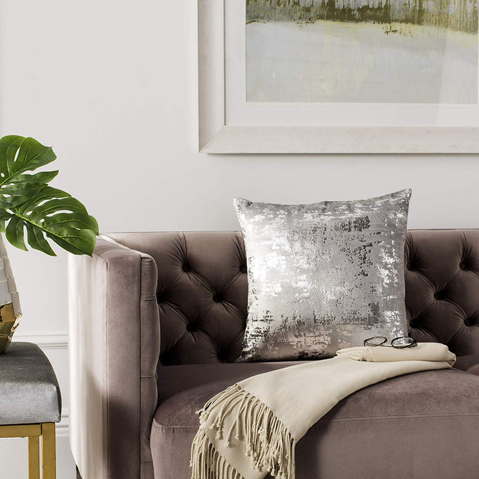 Metallic Throw Pillow