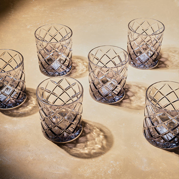 Midnight Prism Crystal Glasses (Set of 2)