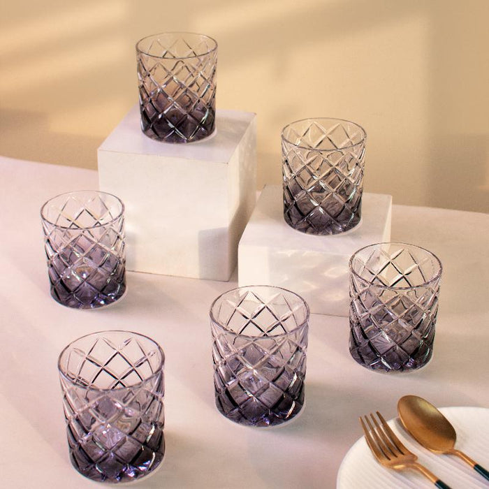 Midnight Prism Crystal Glasses (Set of 2)