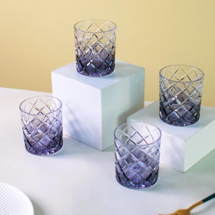 Midnight Prism Crystal Glasses (Set of 2)