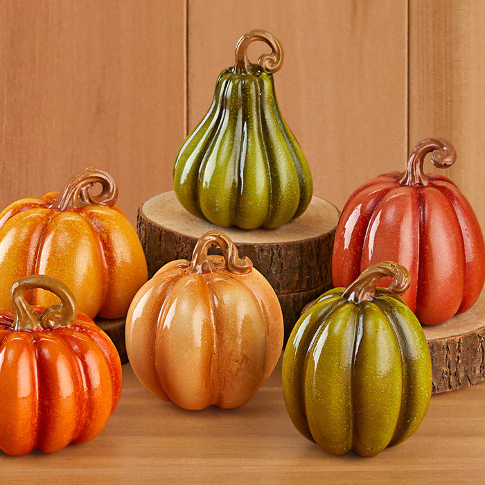 Mini Resin Pumpkins