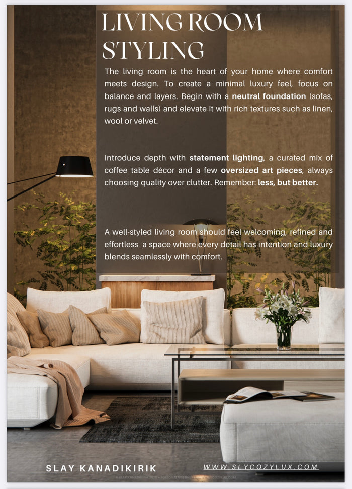 Minimal Luxury Interior Styling Guide