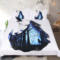 Missing You by Scandy Girl Wolf Bedding Set