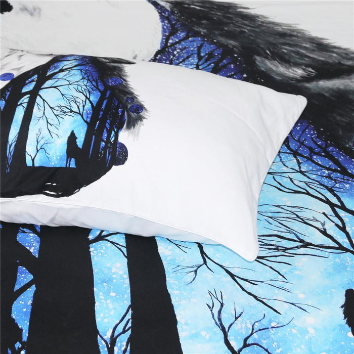 Missing You by Scandy Girl Wolf Bedding Set