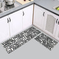Modern Loop Kitchen Mat (Set of 2)