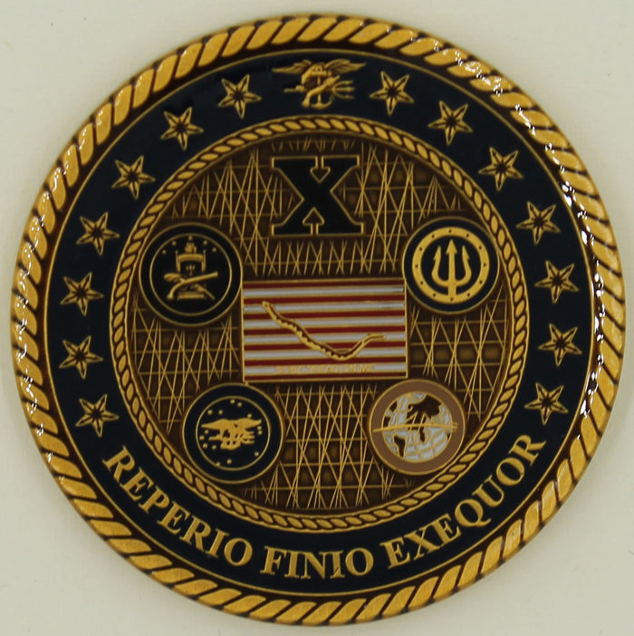 Naval Special Warfare Group 10/Ten SEAL Navy Challenge Coin