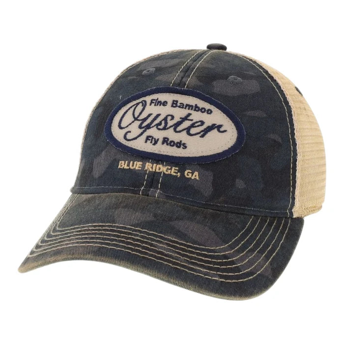 Navy camo Legacy Old Favorite Trucker Hat with Oyster patch