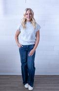 Nelly HW Trouser Wide Leg Jeans