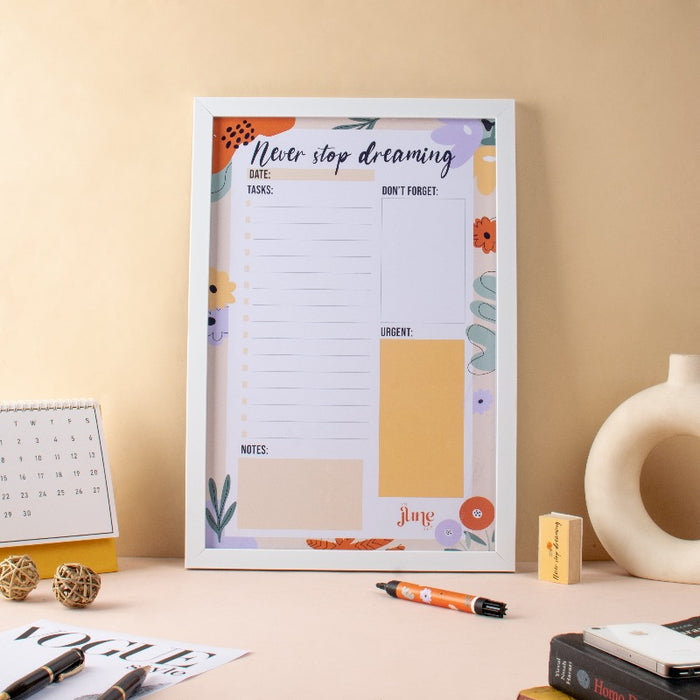 Never Stop Dreaming — Rewritable Planner