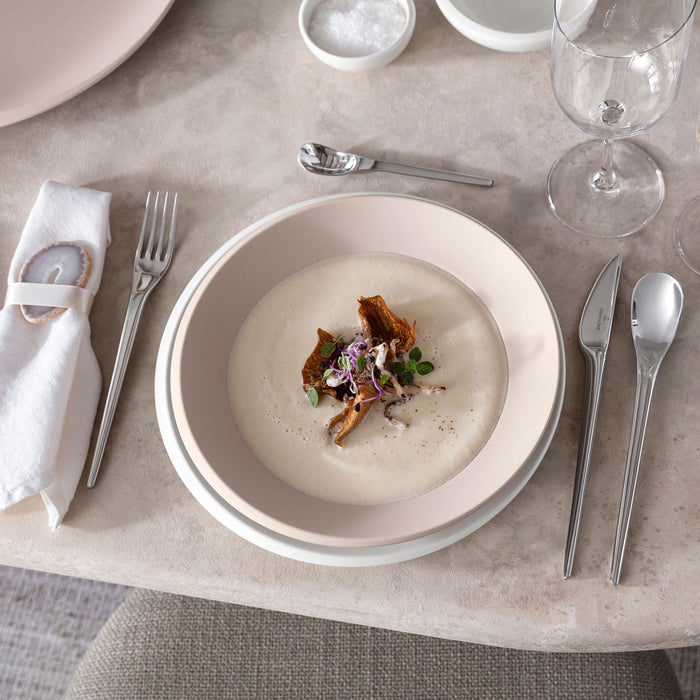 Newmoon Beige Bowl Flat 25 cm