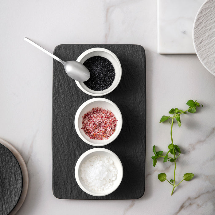 Newmoon Dip Bowl & Tray Set 4 Pieces