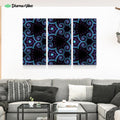 Night Session Visions by Cameron Gray 3-Piece Canvas