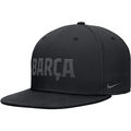 Nike Barcelona Pro Flat Bill Hat (Black) | SoccerWearhouse
