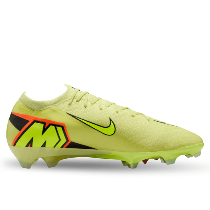 Nike Zoom Vapor 16 Elite FG Soccer Cleats (Limelight/Volt - Hyper Crimson) | SoccerWearhouse