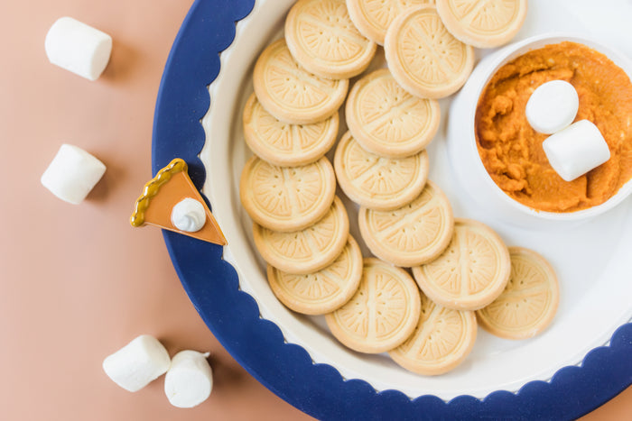 nora fleming mini -you wanna piece of me? (pumpkin pie)