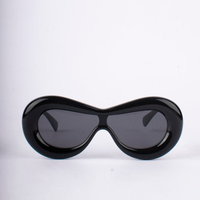 Obsidian Black Groovy Glare Kids' Sunglasses