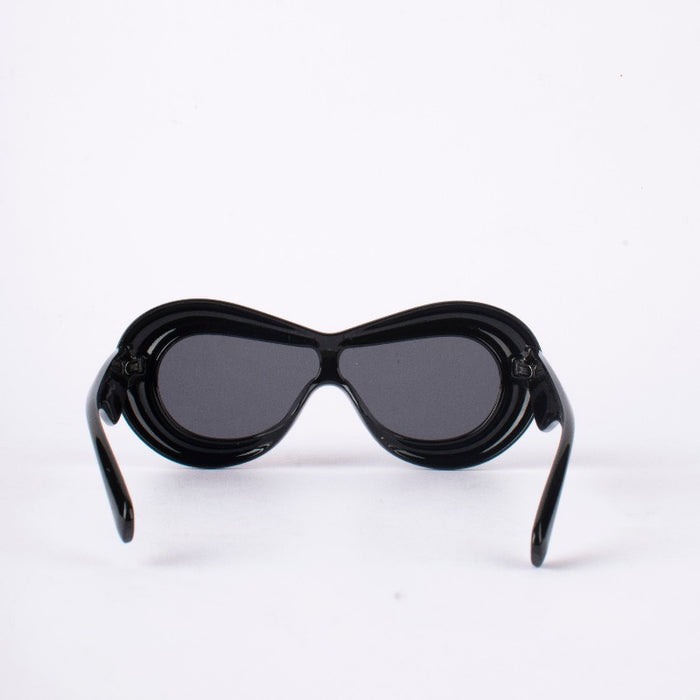 Obsidian Black Groovy Glare Kids' Sunglasses
