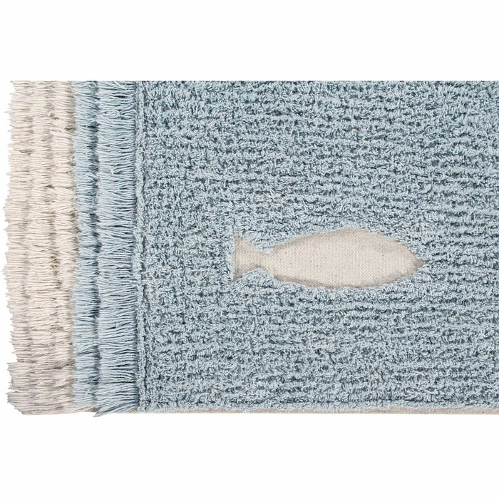 Rugs by Roo | Lorena Canals Ocean Shore Machine Washable Area Rug-C-OCEAN