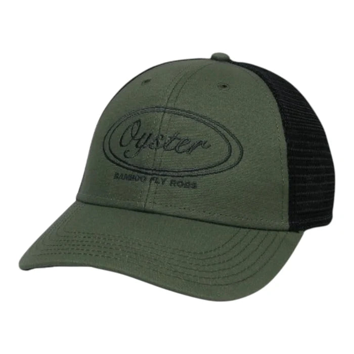 Olive Legacy Lo-Pro Trucker Hat with Oyster logo Embroidery