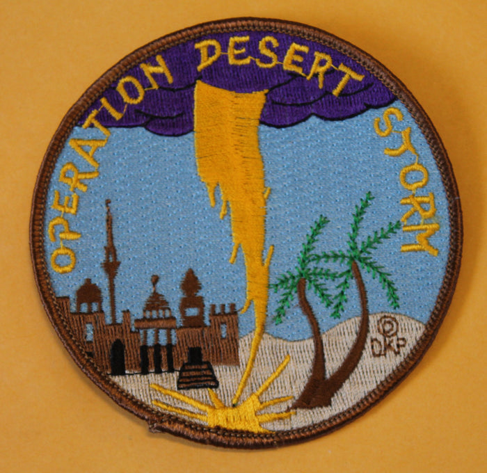 Operation DESERT STORM Iraq Veteran Jacket Patch / Motorcycle / Bike