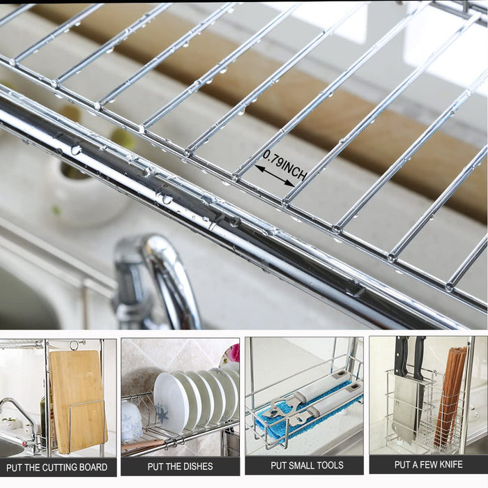 Over Sink Dish Drying Rack