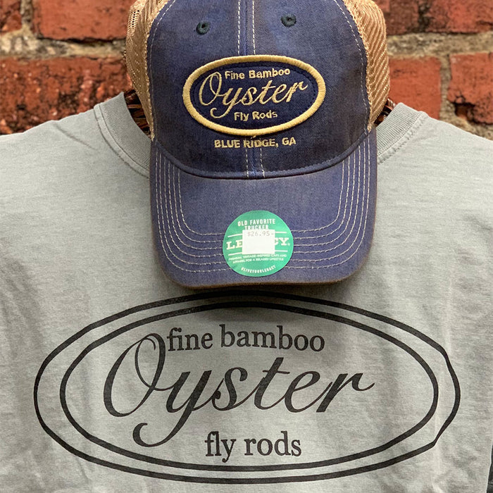 Oyster Bamboo Fly Rods Gray T-Shirt