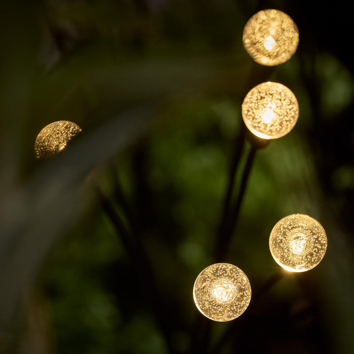 Pacific Wavy Bubble Solar Stake Light